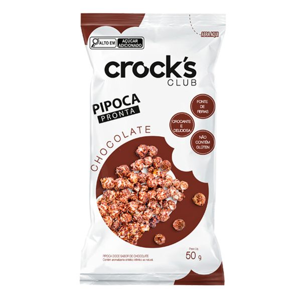 Pipoca Pronta Crocks Club Chocolate 50g